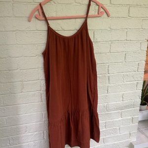 Burnt Orange Sun Dress